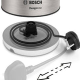 Bosch DesignLine stainless steel kettle 1.7 litre, UK version