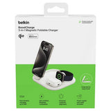 Belkin 3-in-1 wireless charger MagSafe Qi2 white - British product