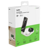 Belkin 3-in-1 wireless charger MagSafe Qi2 white - British product