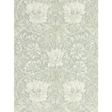 Morris & Co. honeysuckle tulip grey wallpaper, imported from the UK
