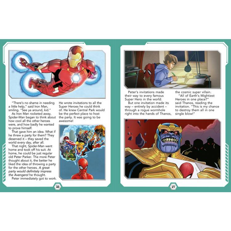 Marvel Ultimate Story Book hardback foil gilded edges - British product