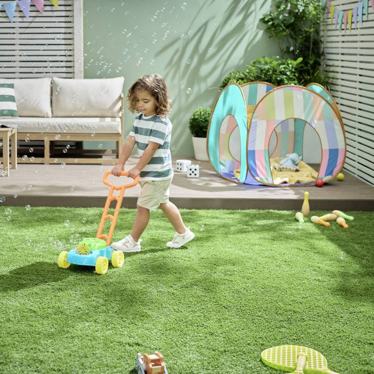Chad Valley bubble lawn mower outdoor toy (British brand)