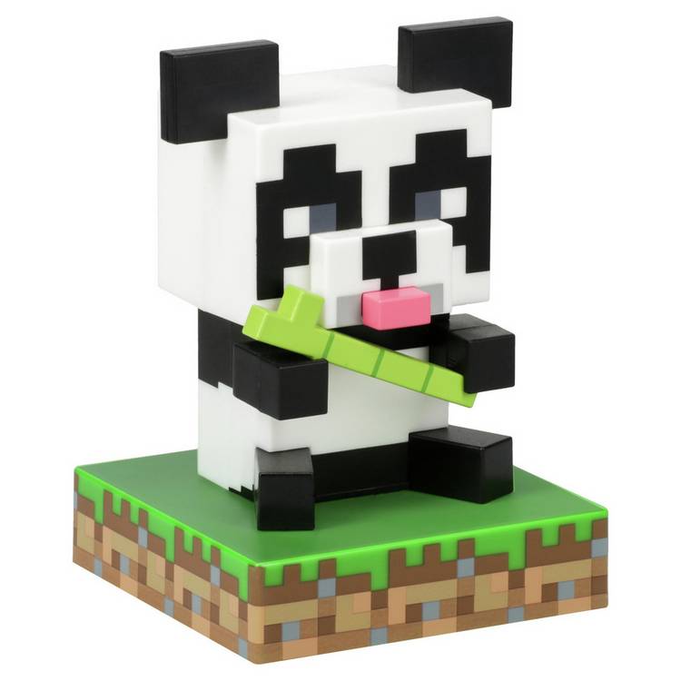 Minecraft Panda night light with bamboo LED lamp (British brand)