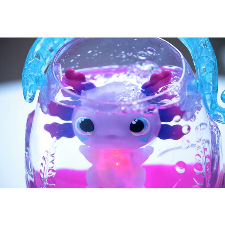 Animagic Let's Glo Axolotl Bubble Reef toy - British product