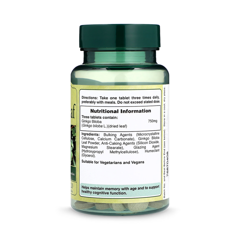Good n Natural Ginkgo Leaf tablets 120 count, UK version