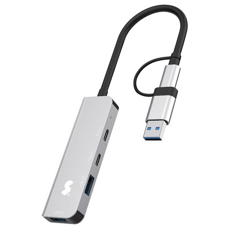 Styletech 4 Port USB-C Hub, imported from the UK