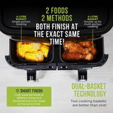 Tower dual basket air fryer 8L - British product