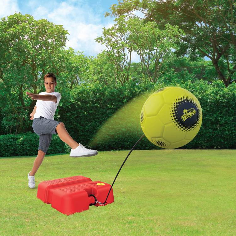 Swingball Reflex Soccer outdoor toy with recoil football, imported from the UK