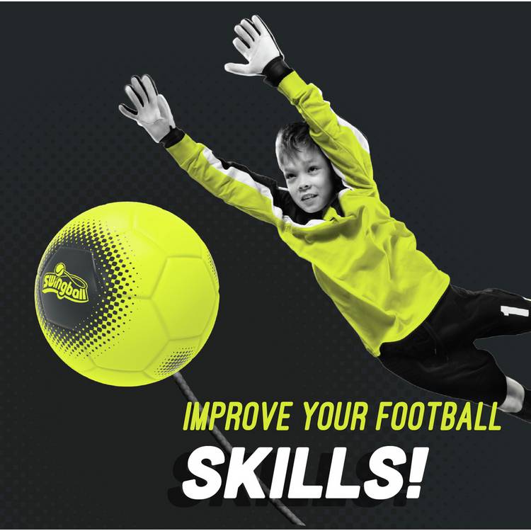 Swingball Reflex Soccer outdoor toy with recoil football, imported from the UK