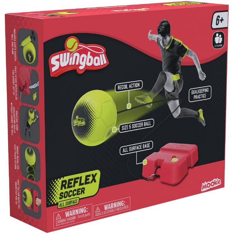 Swingball Reflex Soccer outdoor toy with recoil football, imported from the UK