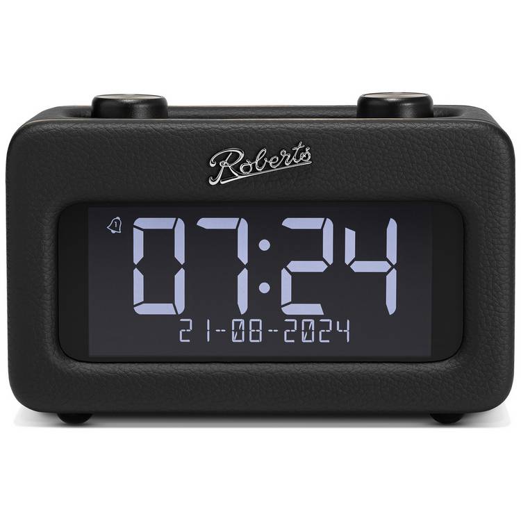 Roberts Revival Rest DAB+ FM clock radio black, UK version