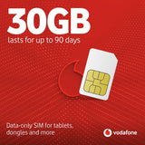 Argos Vodafone 30GB Pay As You Go Data Only SIM Card- Buy online at McGrocer