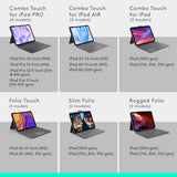 Logitech Combo Touch keyboard case for iPad Air 11 inch (British brand)