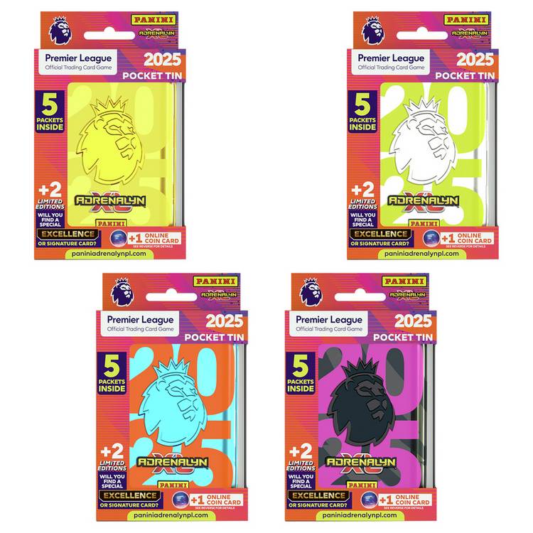 Panini Adrenalyn XL Premier League 2024-25 trading cards, UK version