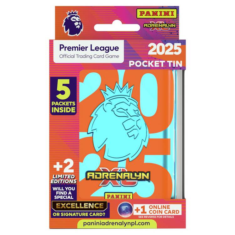Panini Adrenalyn XL Premier League 2024-25 trading cards, UK version