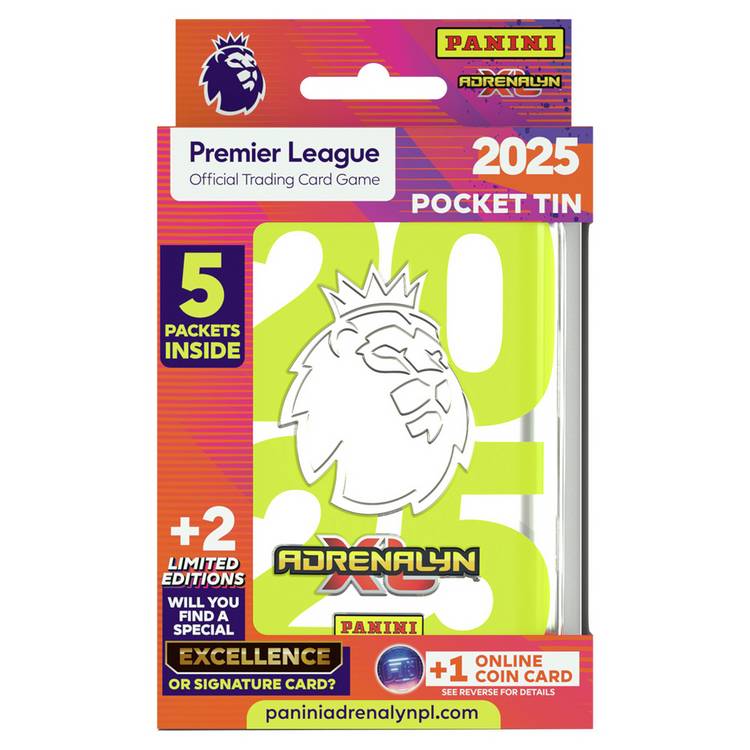Panini Adrenalyn XL Premier League 2024-25 trading cards, UK version