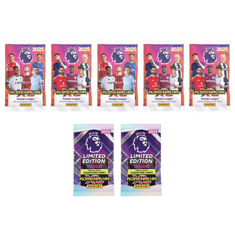 Panini Adrenalyn XL Premier League 2024-25 trading cards, UK version