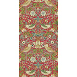 Morris & Co. Strawberry Thief red floral wallpaper, UK version