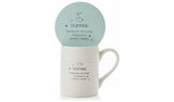 Love Life Monday Coffee Mug and Coaster Set, UK version