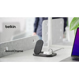 Belkin Qi2 3-in-1 wireless charger black, UK version