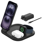 Argos Belkin Qi2 3-In-1 MagSafe Compatible Wireless Charger Black- Buy online at McGrocer