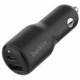 Belkin 42W USB-C and USB-A car charger black, imported from the UK
