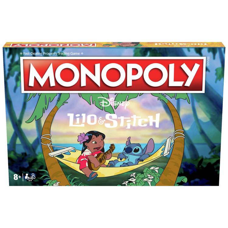 Monopoly Lilo and Stitch board game (British brand)