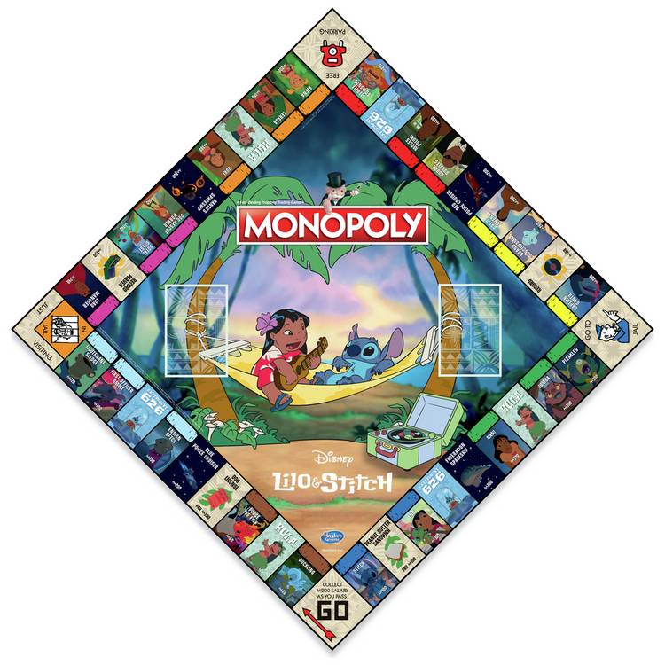 Monopoly Lilo and Stitch board game (British brand)