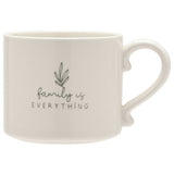 Moments Family Is Everything stoneware mug 275ml, imported from the UK