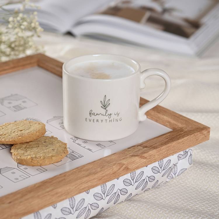 Moments Family Is Everything stoneware mug 275ml, imported from the UK