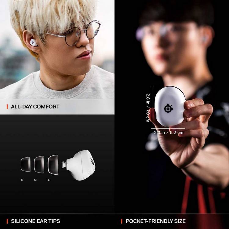SteelSeries Arctis Wireless GameBuds PS5 white, imported from the UK