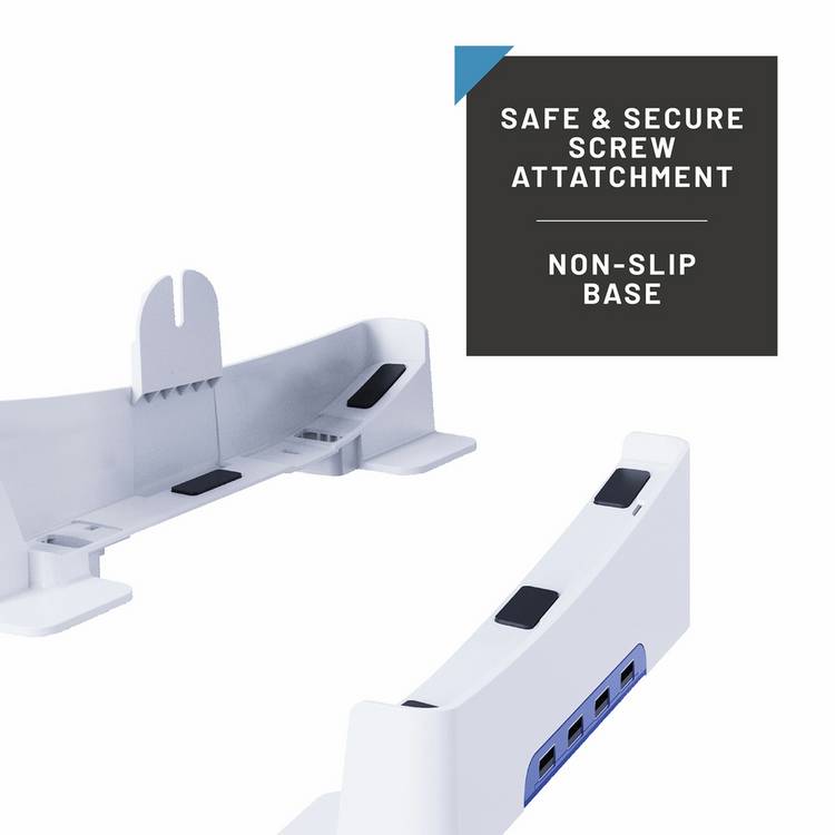 Stealth horizontal USB stand for PS5 Slim and Pro - British product