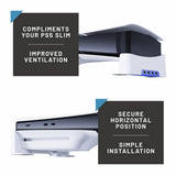 Stealth horizontal USB stand for PS5 Slim and Pro - British product