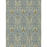 Argos Morris & Co Snakeshead Blue Floral Wallpaper 68.6cm x 10.05m- Buy online at McGrocer