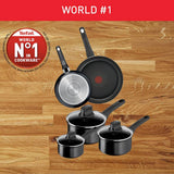 Tefal Titanium Excellence 5 piece non-stick pan set, imported from the UK