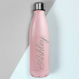 Argos Personalised Pink Insulated Water Bottle 500ml- Buy online at McGrocer