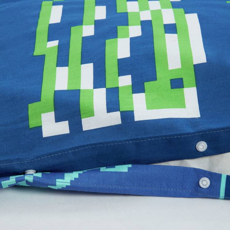 Minecraft glow in the dark kids bedding set single, imported from the UK