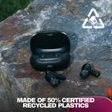 Skullcandy true wireless earbuds black, imported from the UK