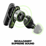 Skullcandy true wireless earbuds black, imported from the UK