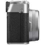 Fujifilm X100VI silver mirrorless camera with lens - British product