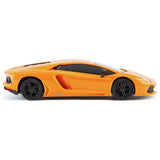 CMJ RC Lamborghini car orange 1:24 scale, UK version