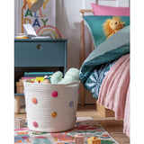 Habitat white rope storage basket 35 litre, UK version