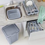 Argos Home 4 piece kitchen bin set in grey, UK version