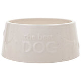 Best of Breed large dog bowl with bone motifs, UK version