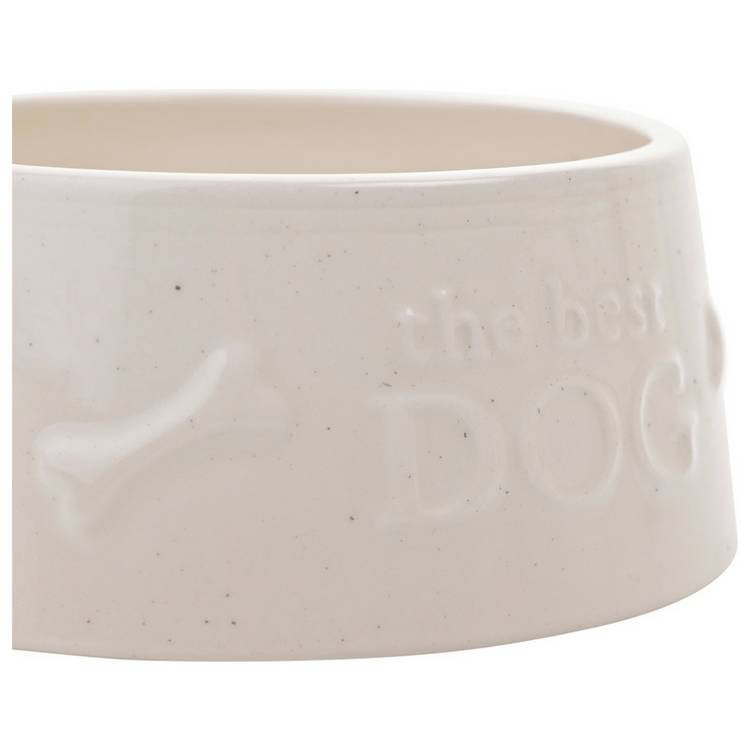 Best of Breed large dog bowl with bone motifs, UK version