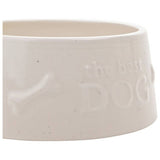 Best of Breed large dog bowl with bone motifs, UK version
