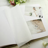 Personalised traditional photo album with satin finish, imported from the UK