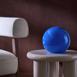 Argos Habitat Caliban Globe Glass Table Lamp - Blue- Buy online at McGrocer