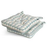 Argos Habitat Circles Pack of 2 Seat Cushions - Green 40cm- Buy online at McGrocer