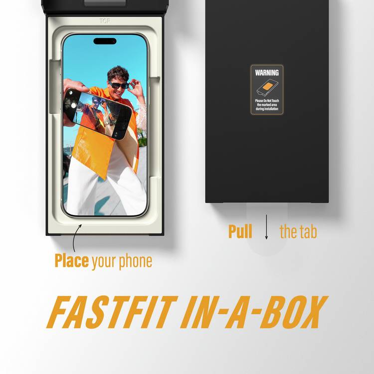 PanzerGlass FastFit screen protector for iPhone Air (British brand)